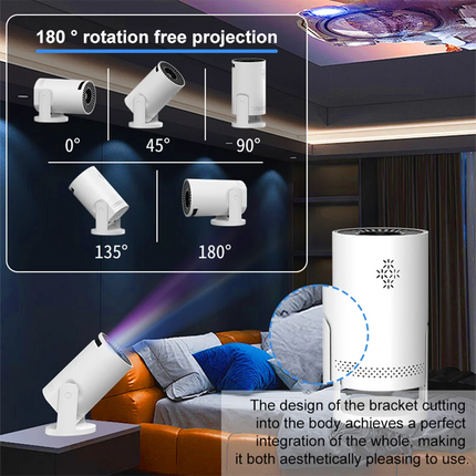 Smart WiFi6 HD Mini Projector