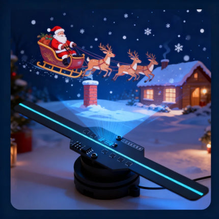 3D Hologram Fan Projector – HD LED Floating 3D Display