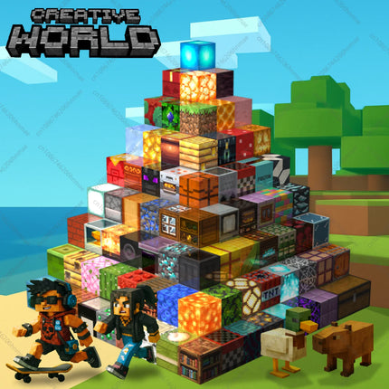 PixelCraft Magnet Set