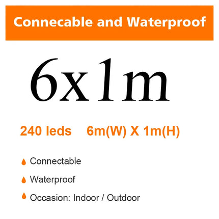 Window Lights 9x3/12x2m Christmas LED Icicle Curtain – Fairy String Garland for Home, Party, Garden & Wedding Decoration