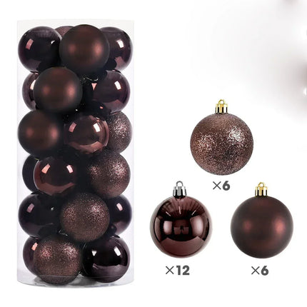 Christmas Tree Balls 24Pcs 🎄✨