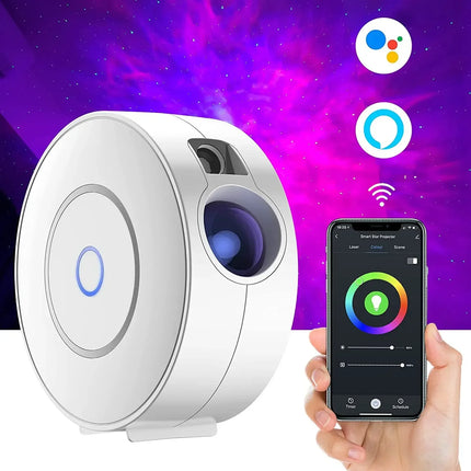 Smart Aurora Galaxy Projector – WiFi & App Control LED Starry Sky Light