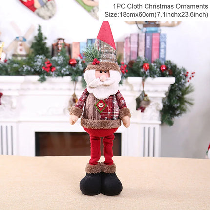 Christmas Santa Doll – Festive Home Decor & Table Ornament for Xmas