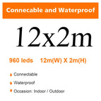 12M x 2M 960leds / EU Plug / Warm White