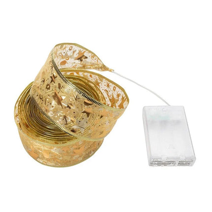 Festive ribbon fairy lights to brighten your Christmas and New Year! ✨🎄