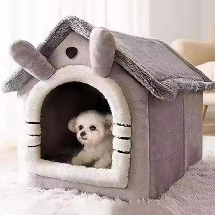 Cozy Pet Warm House – Soft Winter Bed for Cats & Dogs