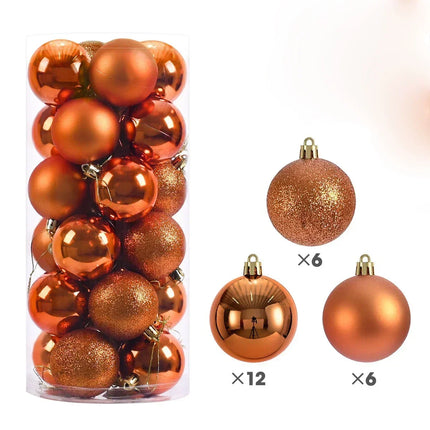 Christmas Tree Balls 24Pcs 🎄✨
