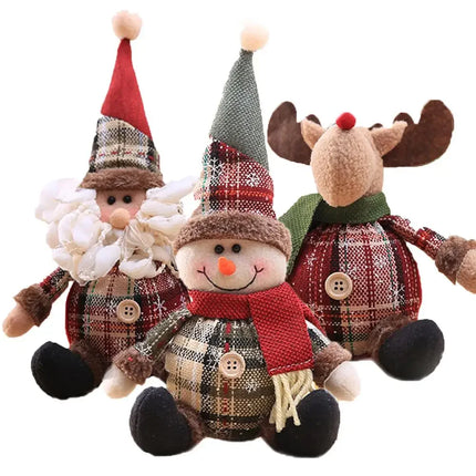 Christmas Santa Doll – Festive Home Decor & Table Ornament for Xmas