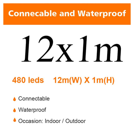 Window Lights 9x3/12x2m Christmas LED Icicle Curtain – Fairy String Garland for Home, Party, Garden & Wedding Decoration