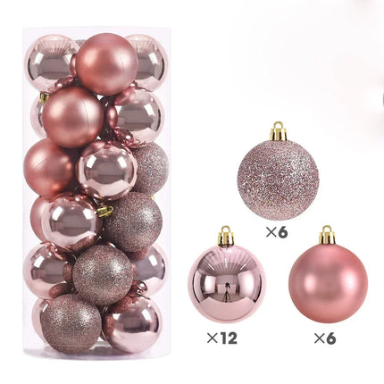 Christmas Tree Balls 24Pcs 🎄✨