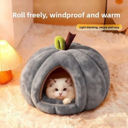 Winter Pet Nest – Cozy Mongolian Tent-Style House for Small & Medium Pets