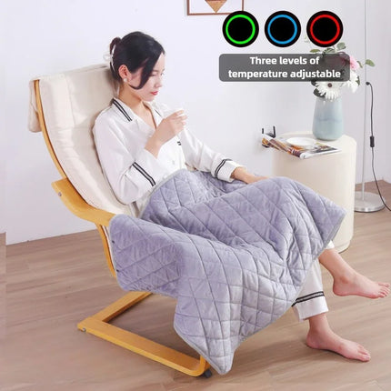 Portable USB Heated Blanket – Instant Warmth for Home, Office & Travel