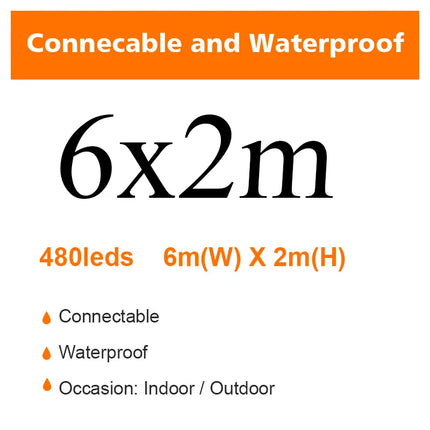 Window Lights 9x3/12x2m Christmas LED Icicle Curtain – Fairy String Garland for Home, Party, Garden & Wedding Decoration