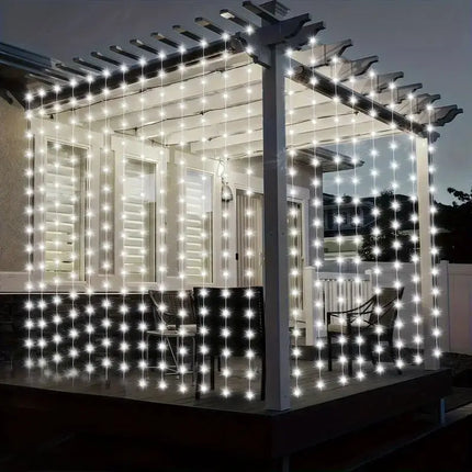 Window Lights 6x3M / 3x3M USB Curtain Garland – LED Fairy Festoon with Remote for Christmas & New Year Decoration