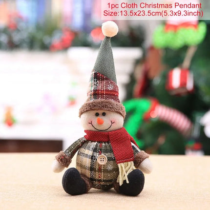 Christmas Santa Doll – Festive Home Decor & Table Ornament for Xmas