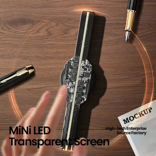 3D Hologram Fan Projector – HD LED Floating 3D Display