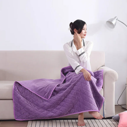 Portable USB Heated Blanket – Instant Warmth for Home, Office & Travel