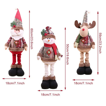 Christmas Santa Doll – Festive Home Decor & Table Ornament for Xmas