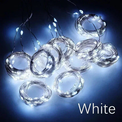 Magical LED curtain lights for cozy holiday and party décor! ✨🎄