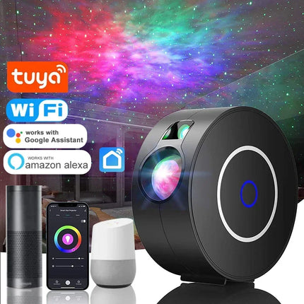 Smart Aurora Galaxy Projector – WiFi & App Control LED Starry Sky Light