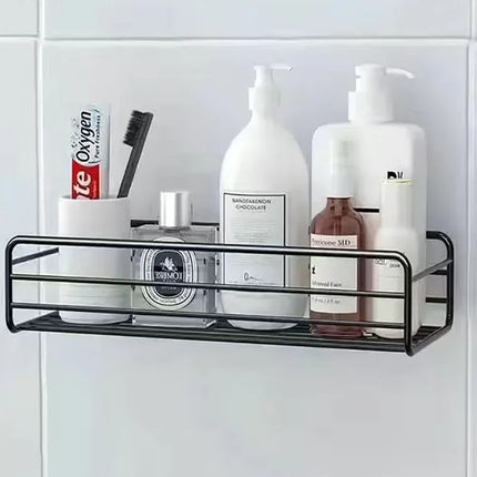 Metal Floating Wall Shelf – Space-Saving Bathroom & Kitchen Organizer
