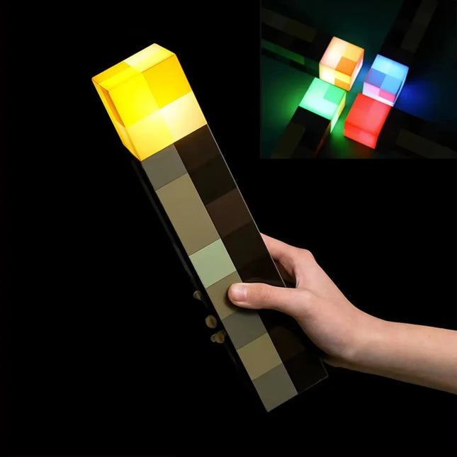 Auroralight Pixel Torch – LED Gaming Night Light