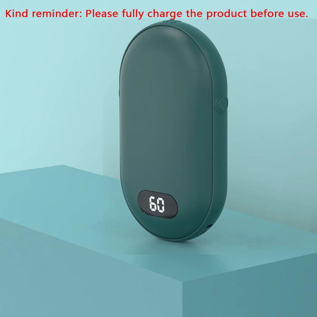 Rechargeable Hand Warmer – Double-Sided Heating with 2 Temperature Levels