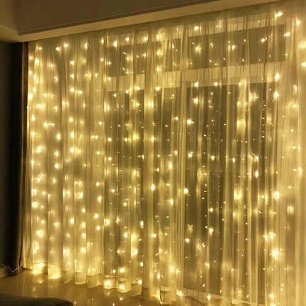 LED Icicle Fairy Lights – Outdoor Christmas Curtain Garland for Home & Parties